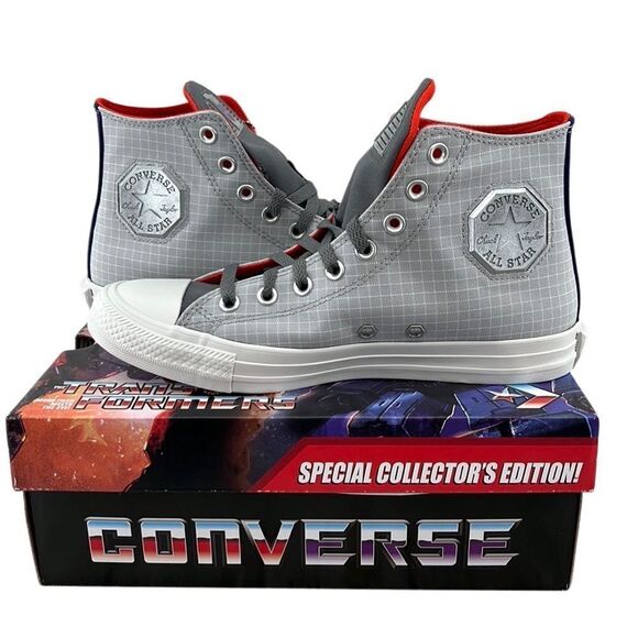 Converse x Transformers Chuck Taylor All Star Decepticons Limited Edition Size 8 - Picture 1 of 16